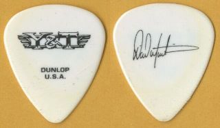 Y & T Dave Meniketti Authentic Custom Stage 2010 Tour Signature Guitar Pick