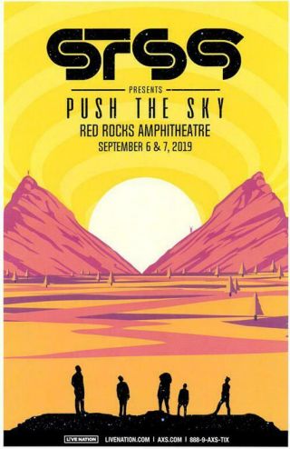Sound Tribe Sector 9 Sts9 Red Rocks 2019 Concert Poster Colorado