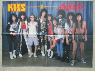 Poster Kiss & Anthrax Status Quo A2