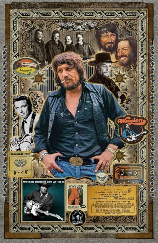 Buy This Waylon Jennings Poster And Pick Another Poster From Our Store -