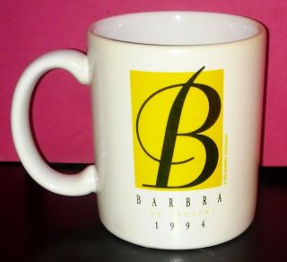 Barbra Streisand 1994 Concert Tour Mug - A Collectors “MUST HAVE” 3