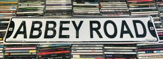 The Beatles Abbey Road Street Sign - Metal.  24 " X 5 "