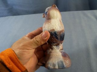 Westmoreland Owl on Stump or 1 Pound Owl Figurine - Purple Slag Glass 3