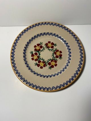 Vintage Nicholas Mosse Old Rose Pottery 8.  5” Lunch Plate Ireland Stoneware Htf