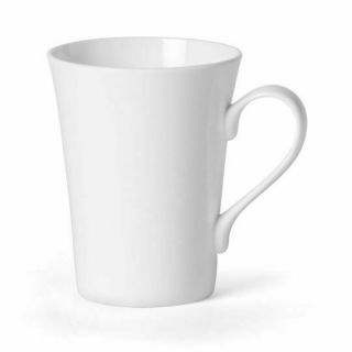Set Of 8 Mikasa Lausanne Bone China Mugs Coffee Tea Brilliant White Cup
