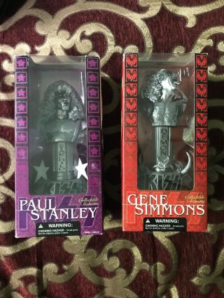 Kiss Gene Simmons And Paul Stanley Collectible Statue
