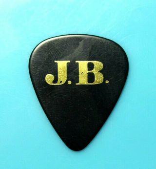 Jon Bon Jovi // Old Tour Concert Guitar Pick // Black/gold Jbj J.  B.