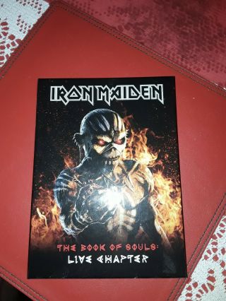 Iron Maiden The Book Of Souls Live Chapter 2 Disc Cd Book Set