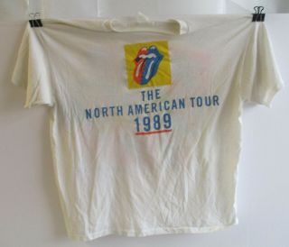 1989 5050 ROLLING STONES 1989 NORTH AMERICAN TOUR XL MEN ' S T - SHIRT 2