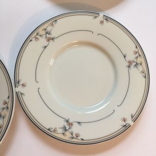 Princess House Porcelain China Heritage Blossom Bread Plates Set Of 4