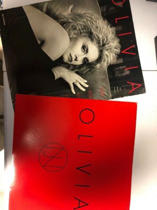 Olivia Newton - John Soul Kiss Trade Ad And Album Flat