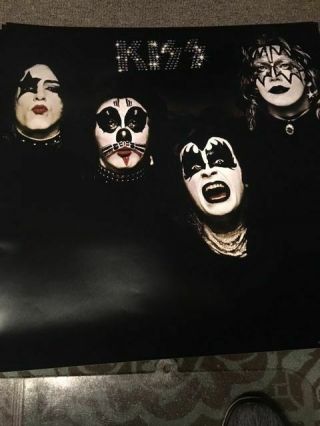 Kiss First Album Poster Print Gene Simmons Ace Frehley Paul Stanley Peter Criss
