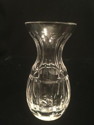 Waterford Crystal Violet Vase/made In Ireland