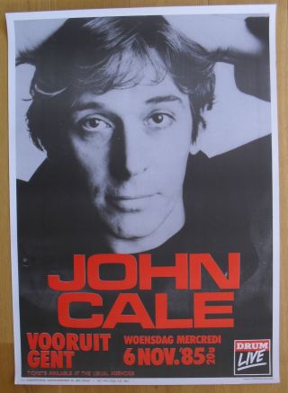John Cale Concert Poster 