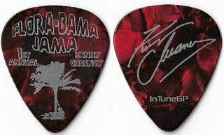 Kenny Chesney Silver/red Pearl Tour Guitar Pick