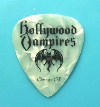 Hollywood Vampires / Tommy Henriksen Tour Guitar Pick Omega Gp Alice Cooper Doro