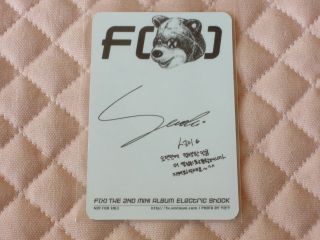 (ver.  Sulli) Fx f (x) 2nd Mini Album Electric Shock Photocard K - POP 2