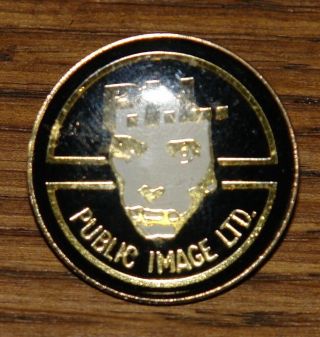Public Image Ltd Pil Authentic Vintage Punk Prismatic Crystal Badge 