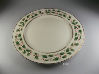 Royal Limited Holly Holiday Japan Dinner Plate 10 3/8 " - Set Of 2 Plates -