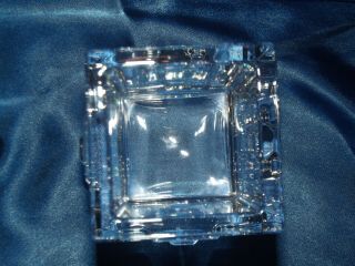 Waterford Heavy Lead Crystal METROPOLITAN Square Votive Candle Holder 4