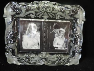 Waterford Ornate Picture Frame 9.  5 " X11 " For 2 Photos 3.  5 " X5 "