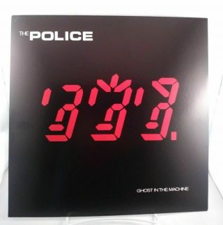 The Police Ghost In The Machine Store Promo Poster Flat 12 " X12 " 1981 A&m Sting