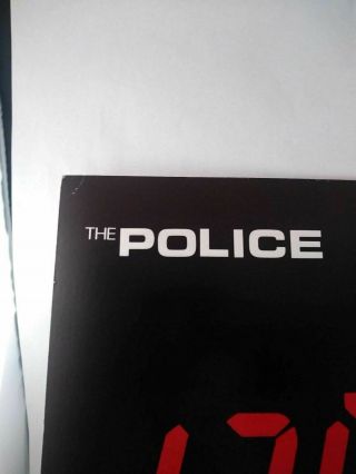 THE POLICE Ghost In The Machine Store Promo poster flat 12 
