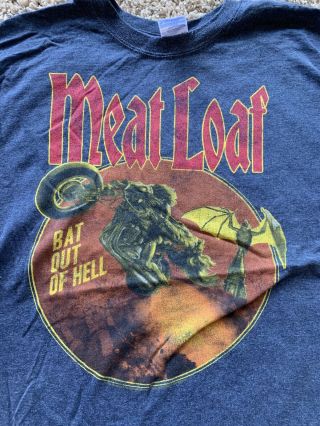 Meatloaf Bat Out Of Hell Shirt Medium