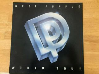 Deep Purple 1984 / 1985 Reunion World Tour Concert Program Book Booklet Vg 2 Nmt