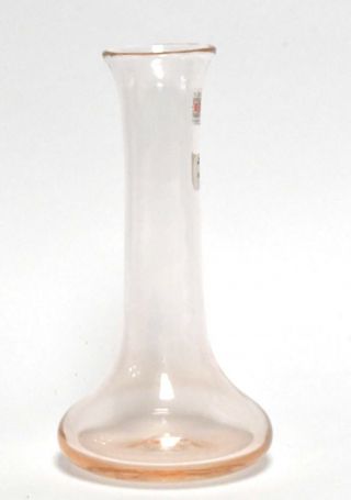 Retro Blenko Mcm Art Glass Apricot Vase 8418l Ex.  Cond.