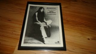 Rita Coolidge Its Only Love - Framed Press Release Promo Advert