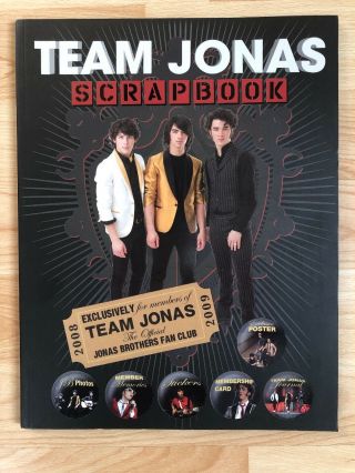 Jonas Brothers Team Jonas Fanclub Scrapbook 2008/2009