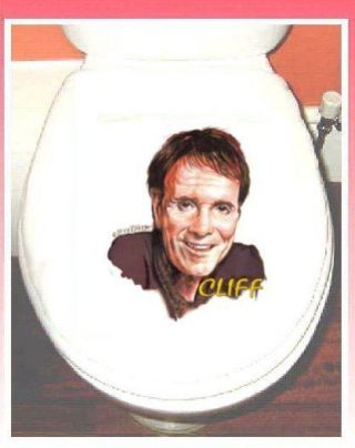 Cliff Richard Toilet Seat Cover Washable Cotton A Must Have For Any Fan