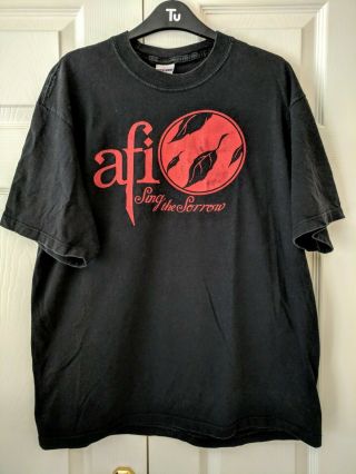 Afi Sing The Sorrow Rock Band T - Shirt Black Tshirt Teeshirt Album Art Logo