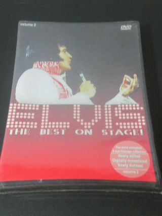 Rare Elvis Dvd The Best On Stage Vol 2 1974 - 1977 Estate Find