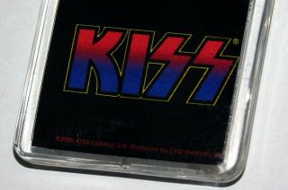 KISS Band Destroyer Album Keychain Official 2000 Gene Ace Peter Paul 4