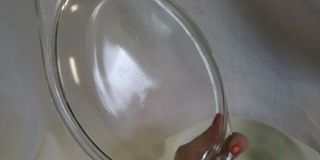 Vintage Pyrex White Snowflake Oval Casserole with Lid & Stand 80 BASE HOT PLATE 4
