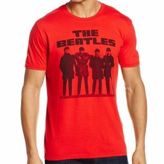 The Beatles - Long Tall Mens Short Sleeve Cotton T - Shirt - & Official