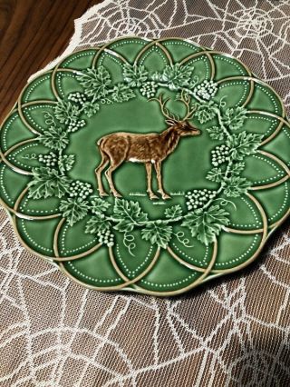 Deer Green/brown - Bordallo Pinheiro - Made In Portugal Ecu