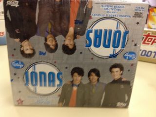 Jonas Brothers Topps Card Box 24 Packs 7 Per Pack