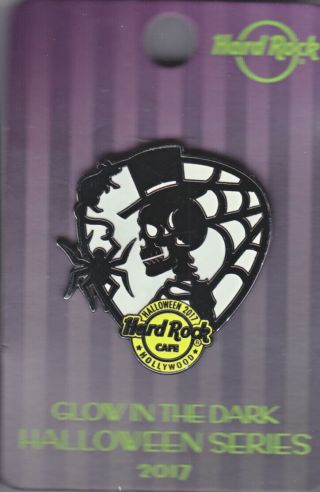 Hard Rock Cafe Pin: Hollywood 2017 Glow In The Dark Halloween Series Le200