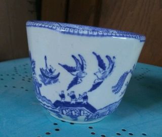 Vintage Buffalo China Blue Willow Restaurant Ware Custard Tea Dessert Cup 2 1/2 "
