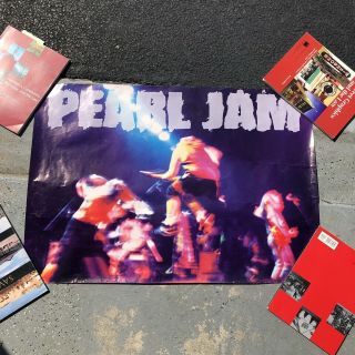 Pearl Jam Live Poster Print - Vintage 1992