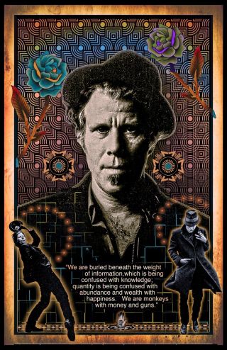 Buy This 11x17 " Tom Waits Poster And Pick Any Other Poster From Our Store -