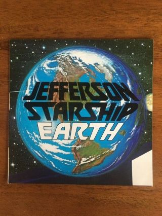 Jefferson Starship Earth Sticker - Lp Promo - 1978