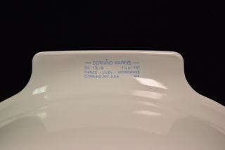 Corning Ware Pyrex Glass Lid Meadow USA Baking 1.  5 Quart Casserole Dish 3