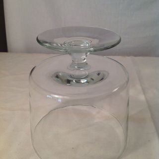 Footed Crystal Trifle Bowl West Virginia Glass Specialty Company 4