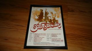 Stereophonics 2003 Tour - Framed Press Release Promo Poster