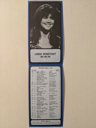KHJ 93 FM Radio Boss 30 Survey August 5,  1970 Linda Ronstadt Long Long Time 3