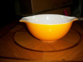 Pyrex Friendship Mixing Bowl 1 1/2 Qt Orange Vtg Nesting Batter Cinderella 442